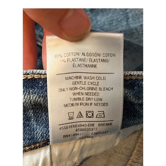 Joe's Jeans shorts High rise Vintage Easy light blue size 29 - Picture 6 of 6